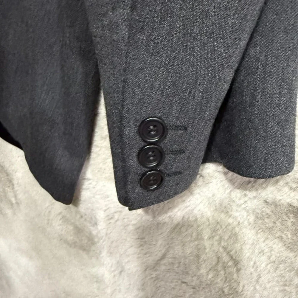 Manzoni‎ Couture Men's Grey Wool Blazer Jacket 44R Italy Career Business